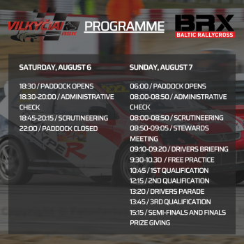 RACE PROGRAMME